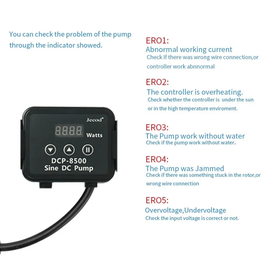 Jebao Jecod DCP 2500/3500/5000 - Marine Aquarium Dc Pump reseña y precio