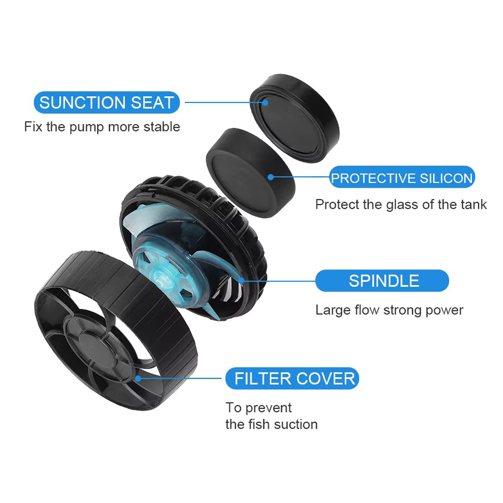 Bomba de Olas Jebao Jecod Seri - Marine Aquarium Return Pump reseña y precio
