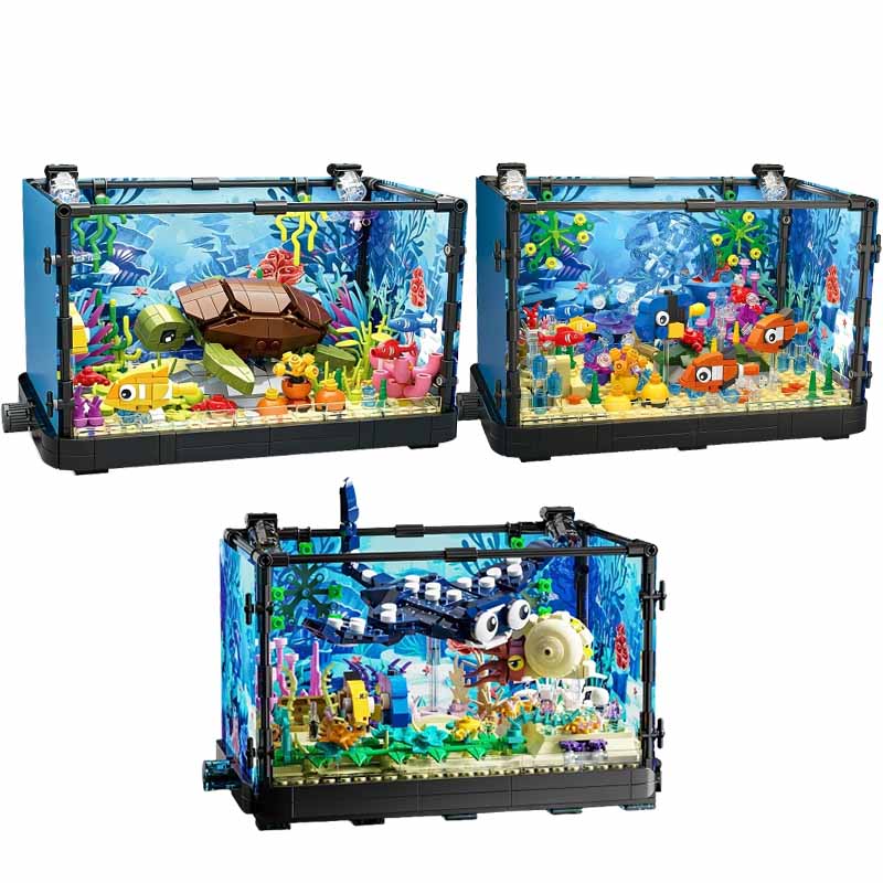 Juego de bloques de construcci - Marine Aquarium Tanks reseña y precio