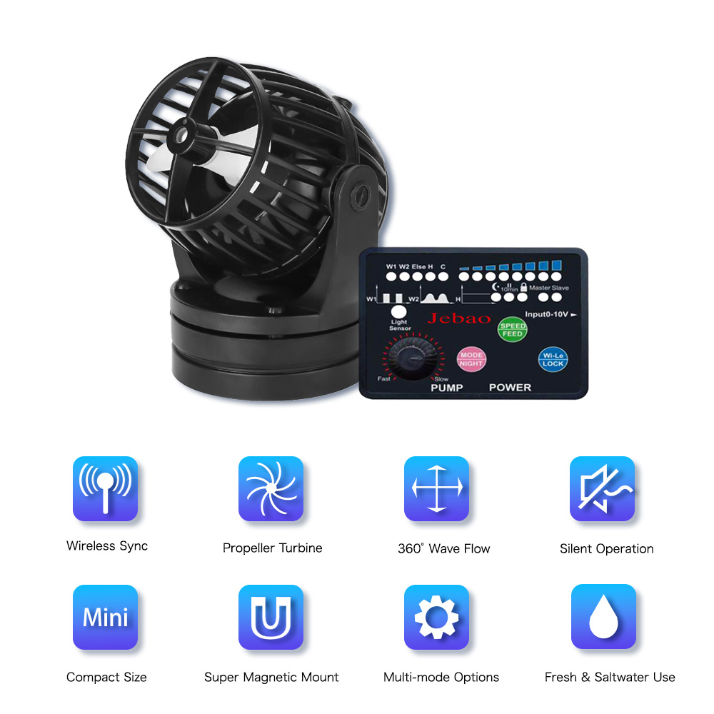 Bomba Generadora de Olas Jebao - Marine Aquarium Return Pump reseña y precio