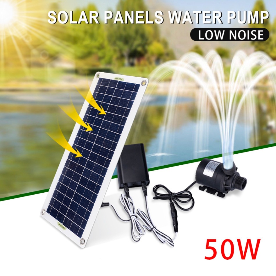 Bomba de Agua Solar de 50W con - Marine Aquarium Dc Pump reseña y precio