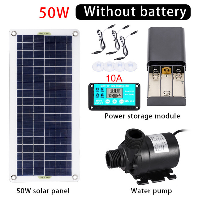 Bomba de Agua Solar de 50W con - Marine Aquarium Dc Pump reseña y precio