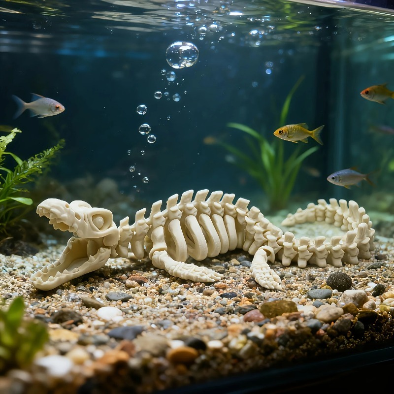 1 Pieza de Esqueleto de Mosasa - Marine Aquarium Used reseña y precio