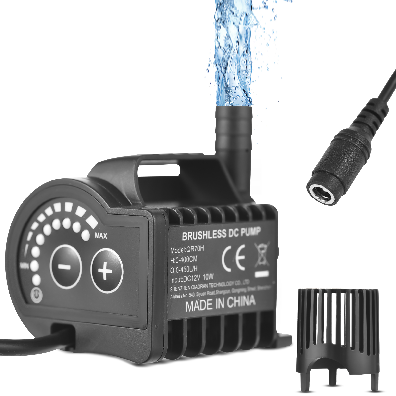 Bomba de agua sumergible de 12 - Marine Aquarium Dc Pump reseña y precio