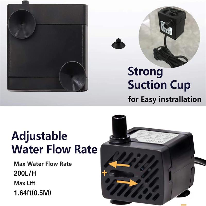 Mini bomba de agua para pecera - Marine Aquarium Dc Pump reseña y precio