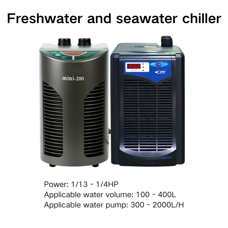 Mini enfriador, serie MINI: en - Marine Aquarium Chiller reseña y precio