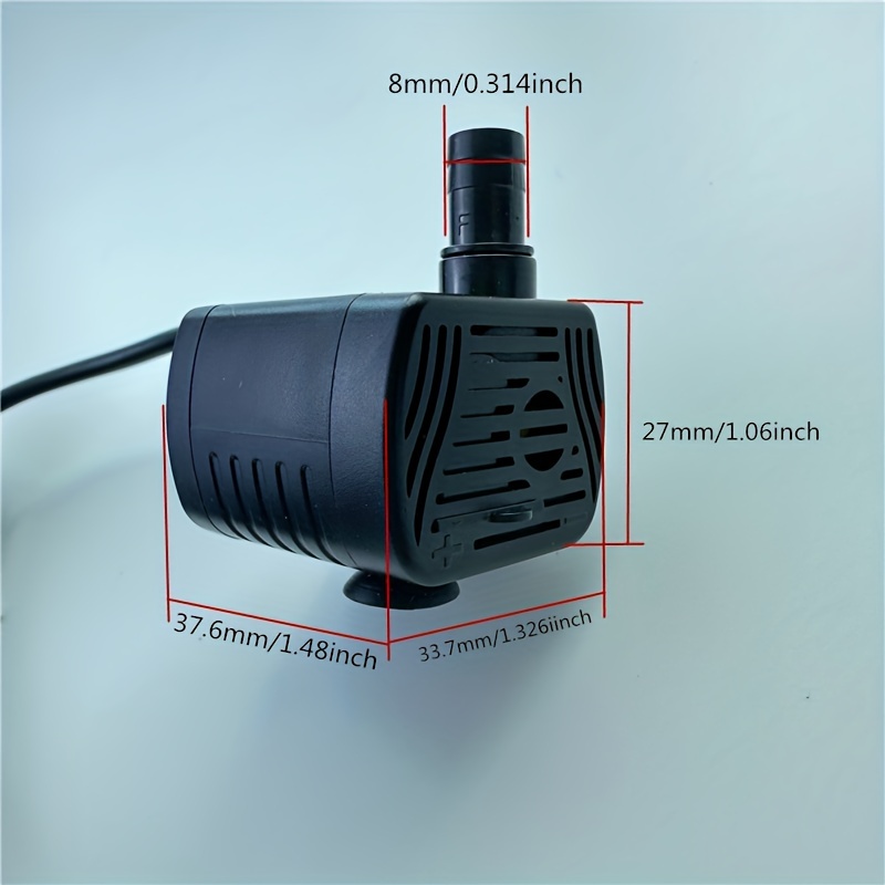 1 Uds bomba de agua 5V enchufe - Marine Aquarium Dc Pump reseña y precio