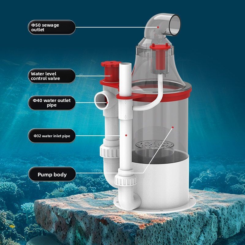 Skimmer de Proteínas Externo p - Marine Aquarium Tanks reseña y precio